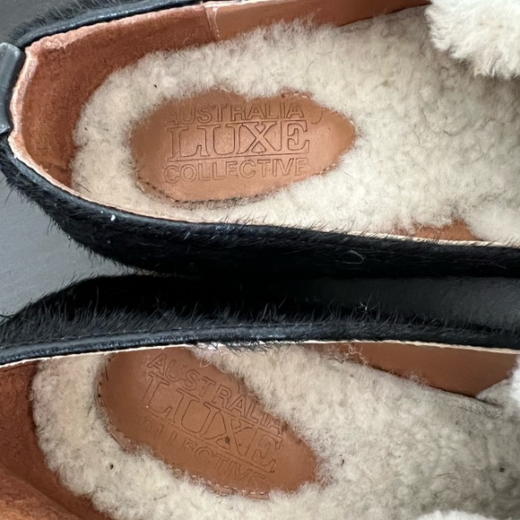 RARE FIND Australia LUXE Collective Platform ‘UGG’ Loafers Size 6 - Picture 4 of 5